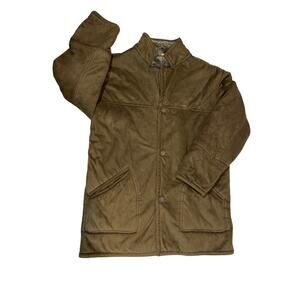 Timeless Vintage Style & Warmth: Vroom & Dreesmann Men's XL Faux Suede Jacket